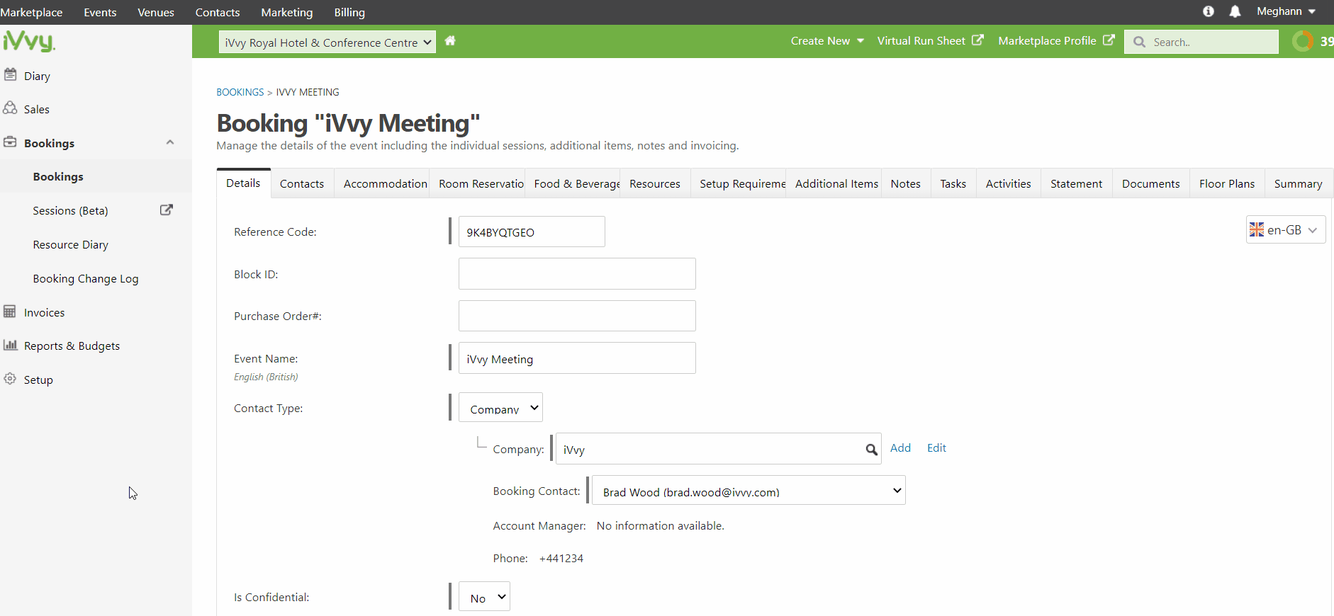 Adding an existing set up requirement to a simple booking