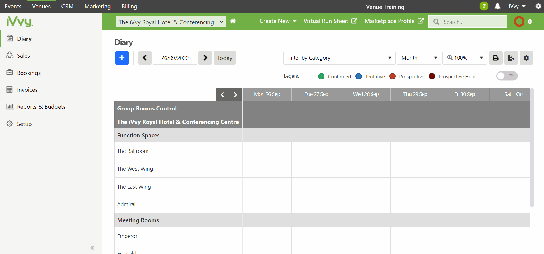 Creating Booking Roles