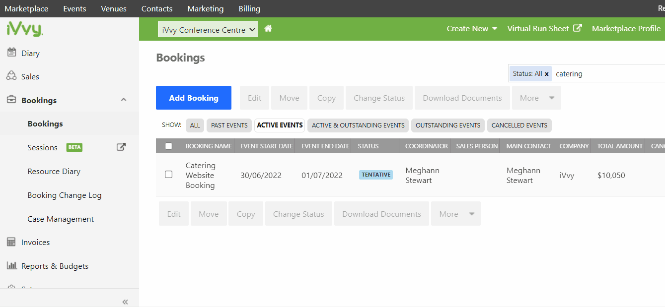 Adding menu items to menu for Catering Website 