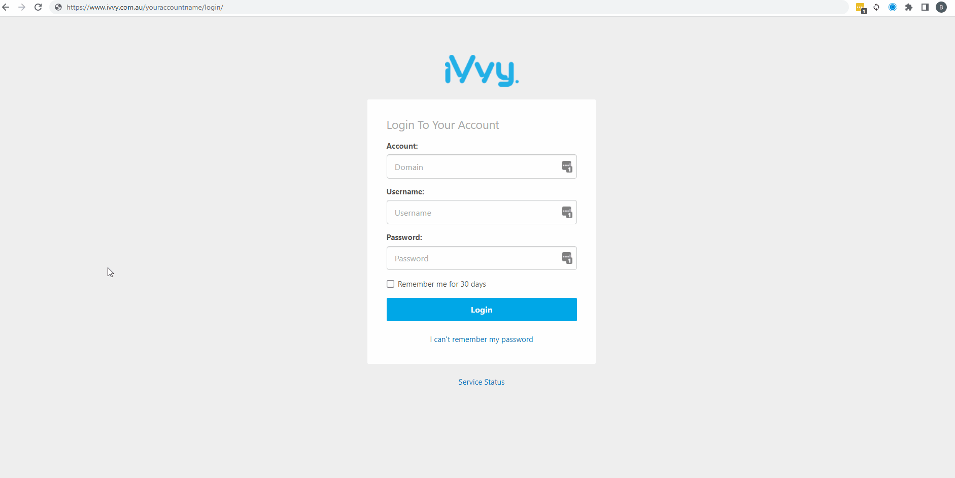 Logging in for the first time 2